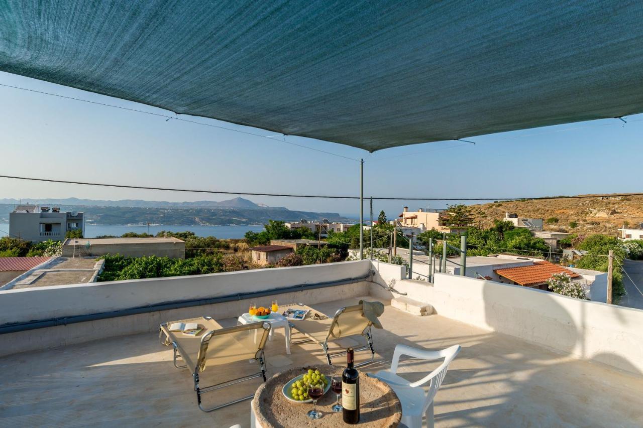 Bella-Maria At Aptera With Mountain And Sea View !! Chania  Екстер'єр фото
